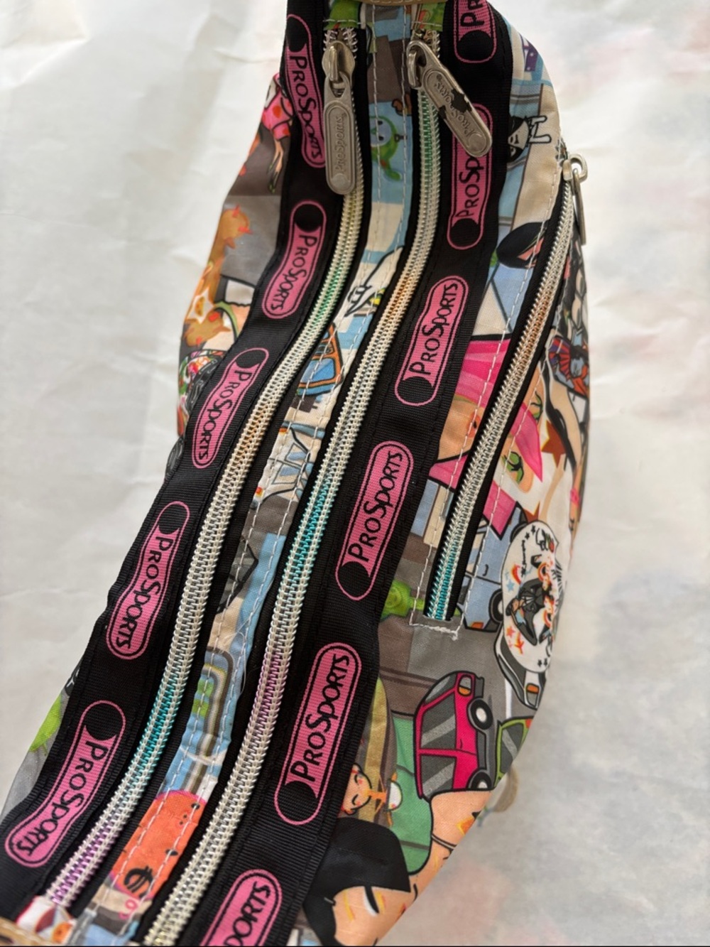 Pro sports Multicolor Tokidoki Print Shoulder Bag - Black Strap - Picture 4 of 5